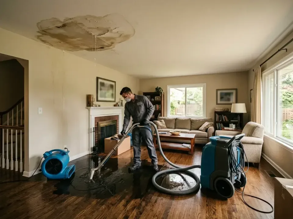 attic-pipe-burst-ceiling-drip-008 — frequently asked questions, Water Damage Restoration & Carpet Care in Philomath, OR